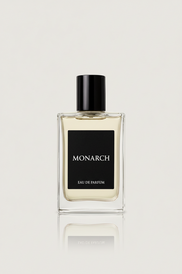 Monarch Eau de Parfum for men by The Perfume Stash London, a bold luxury fragrance with spicy citrus and musk